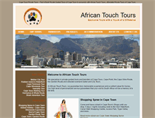 Tablet Screenshot of africantouchtours.com